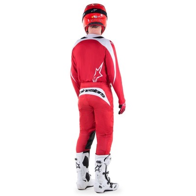 Maillot Alpinestars Fluid Narin Rouge Mars Blanc 