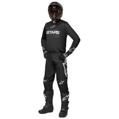 Maillot Alpinestars Racer Graphite Noir 
