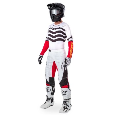 Maillot Alpinestars Techstar Deep Edition Limitée Noir Blanc Rouge 