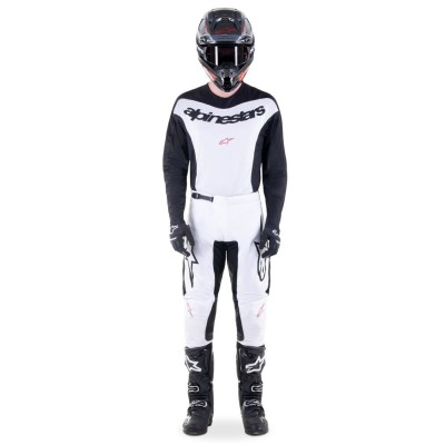 Maillot Alpinestars Fluid Lurv Noir Blanc 