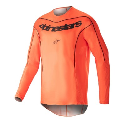 Maillot Alpinestars Fluid Lurv Orange Vif Noir 