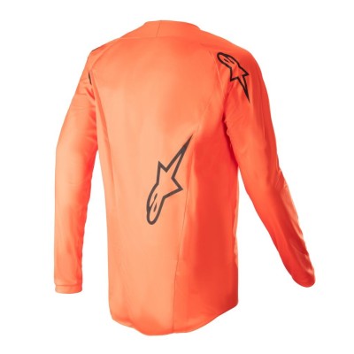 Maillot Alpinestars Fluid Lurv Orange Vif Noir 