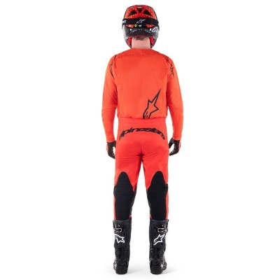 Maillot Alpinestars Fluid Lurv Orange Vif Noir 