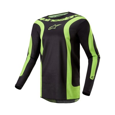Maillot Alpinestars Fluid Lurv Noir Jaune Fluo 