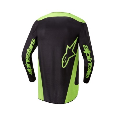Maillot Alpinestars Fluid Lurv Noir Jaune Fluo 