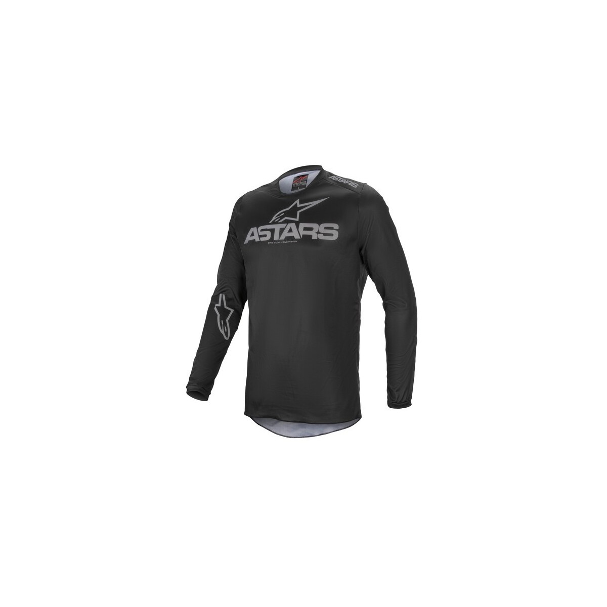 Maillot Alpinestars Fluid Graphite Noir Gris Foncé 