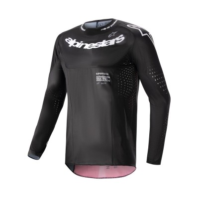 Maillot Alpinestars Supertech Ward Noir Rouge 