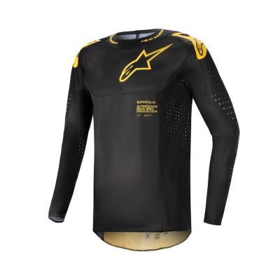 Maillot Alpinestars Supertech Ward Noir Yellow 