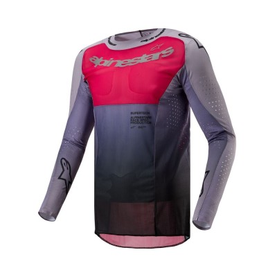 Maillot Alpinestars Supertech Dade Metal Rouge 