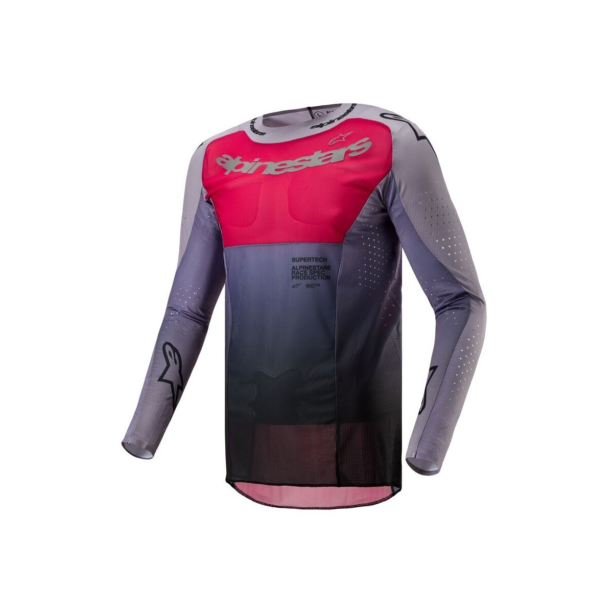 Maillot Alpinestars Supertech Dade Metal Rouge 