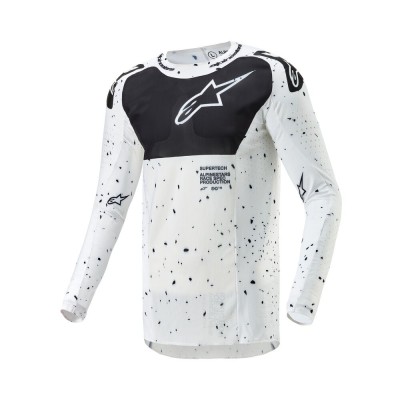 Maillot Alpinestars Supertech Spek Blanc Noir 