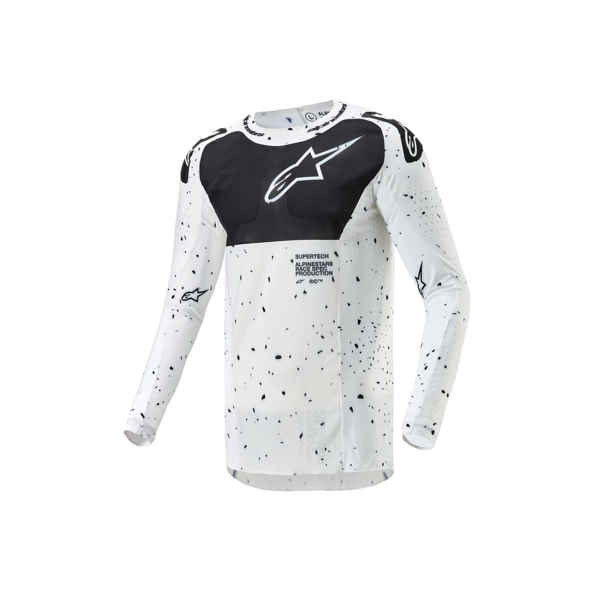 Maillot Alpinestars Supertech Spek Blanc Noir 