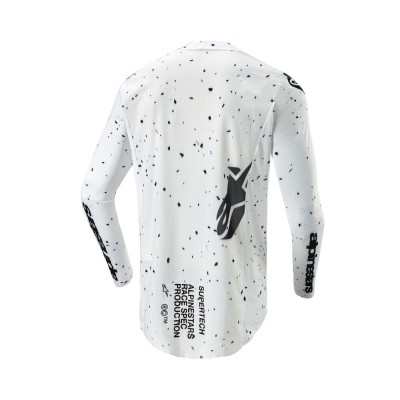 Maillot Alpinestars Supertech Spek Blanc Noir 