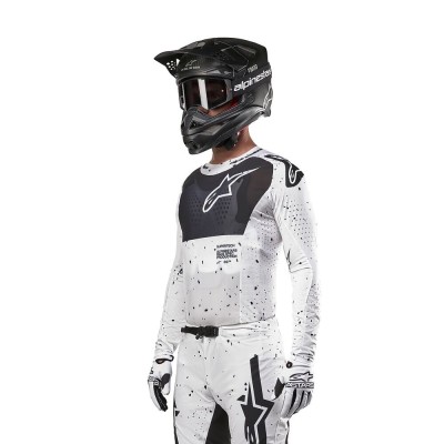 Maillot Alpinestars Supertech Spek Blanc Noir 