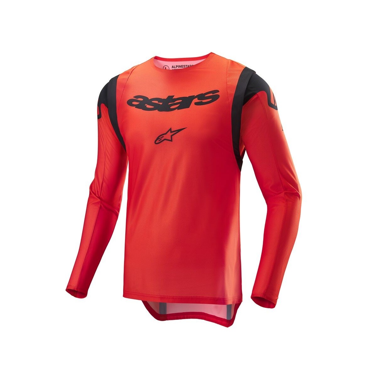 Maillot Alpinestars Supertech Edition Limitée Ember Rouge Fluo Rouge Brillant Noir 
