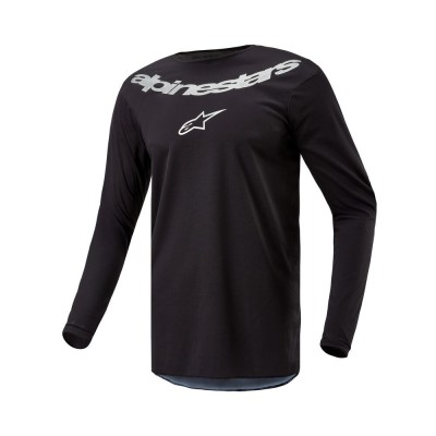 Maillot Alpinestars Fluid Graphite Noir Argent 