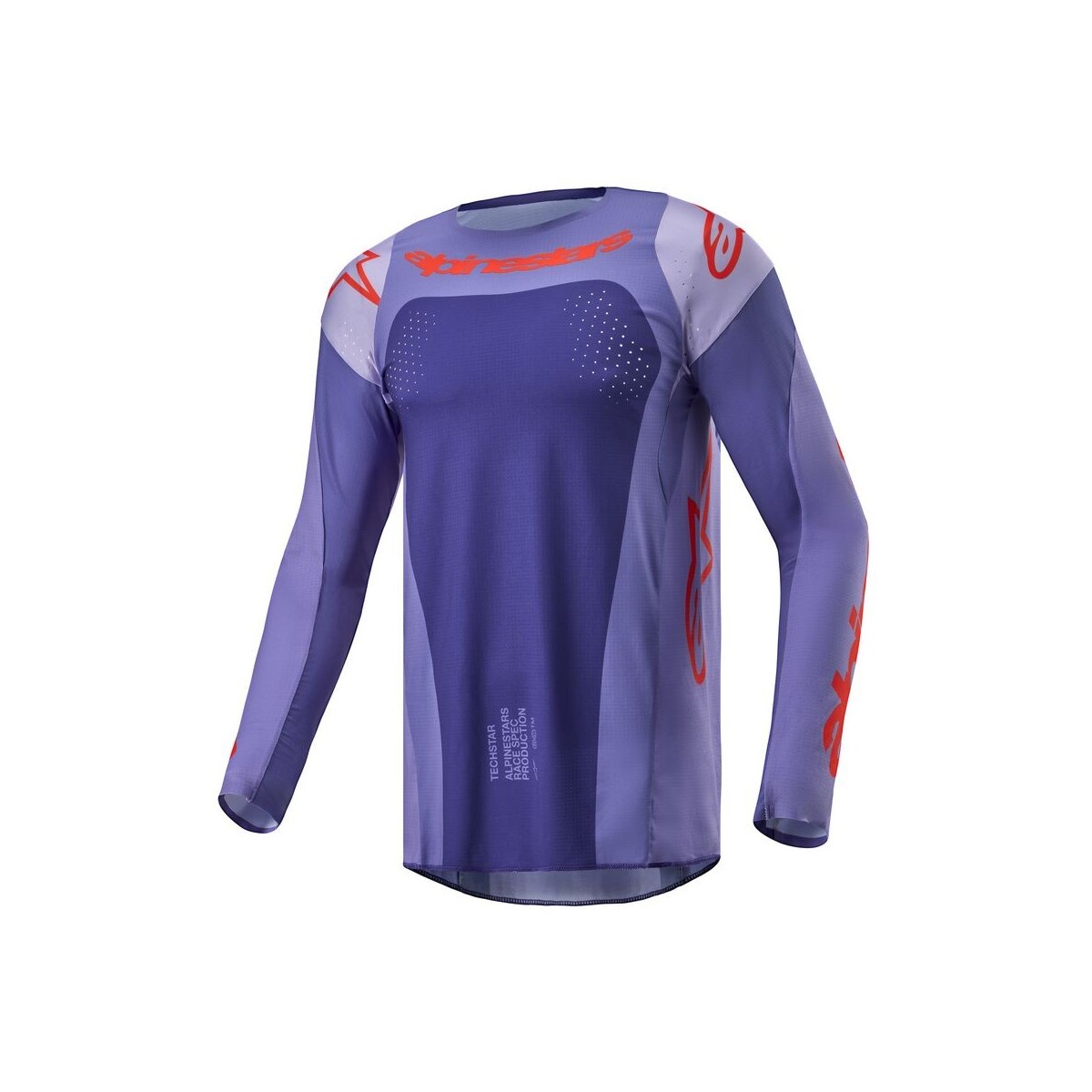 Maillot Alpinestars Techstar Ocuri Violet Orange Vif 