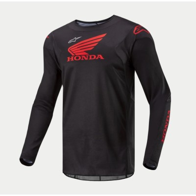 Maillot Alpinestars Honda Racer Iconic Noir Rouge 