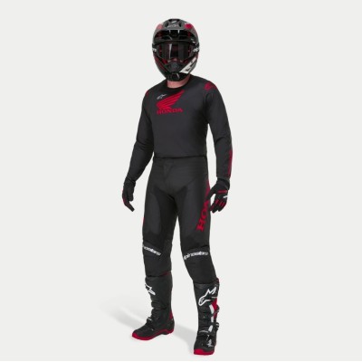 Maillot Alpinestars Honda Racer Iconic Noir Rouge 