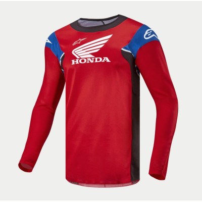Maillot Alpinestars Honda Racer Iconic Rouge Noir Blanc 