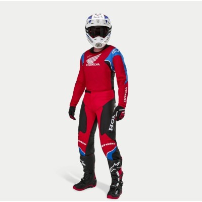 Maillot Alpinestars Honda Racer Iconic Rouge Noir Blanc 