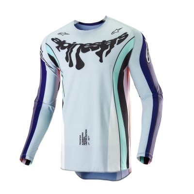 Maillot Alpinestars Techstar Imperial Edition Limitée Double Purple Blue Black 