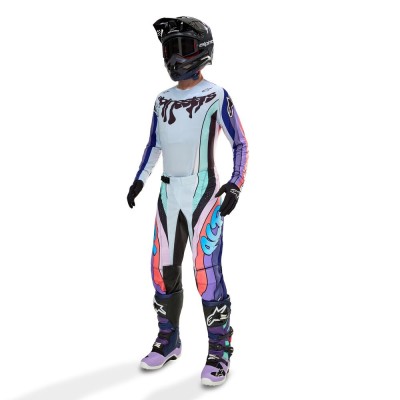 Maillot Alpinestars Techstar Imperial Edition Limitée Double Purple Blue Black 