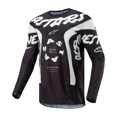 Maillot Alpinestars Racer Hana Noir Blanc 