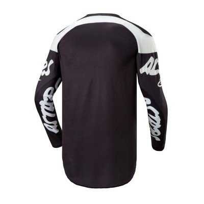 Maillot Alpinestars Racer Hana Noir Blanc 