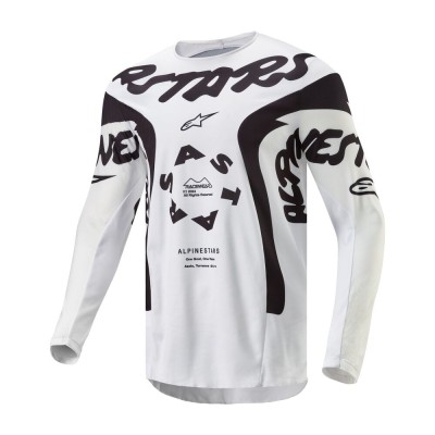 Maillot Alpinestars Racer Hana Blanc Noir 