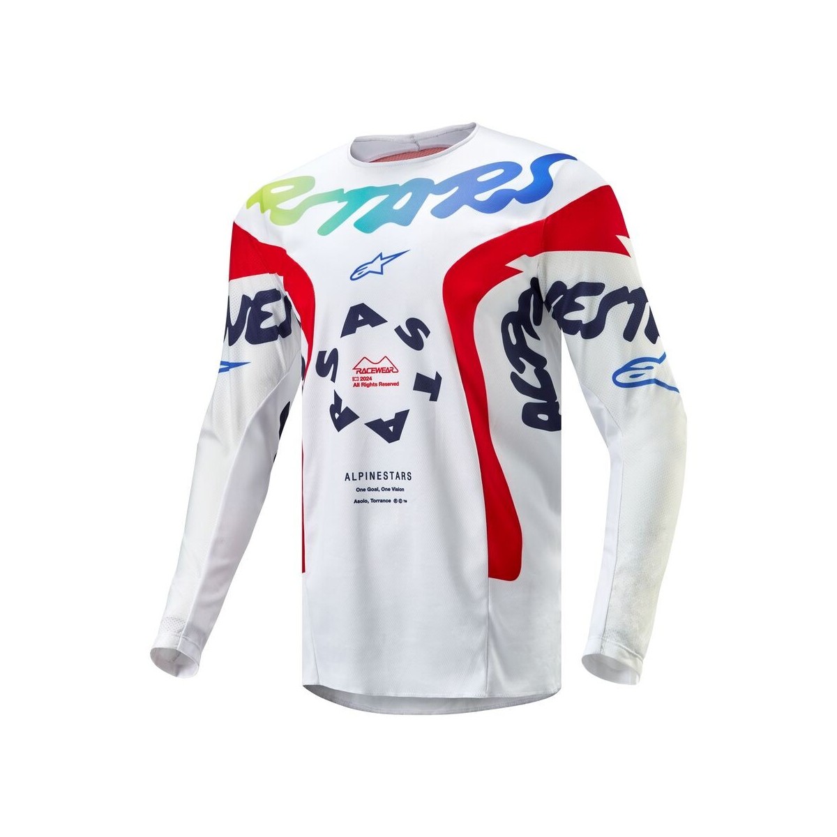Maillot Alpinestars Racer Hana Blanc Multicolor 