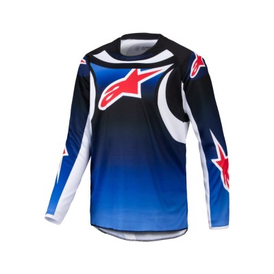 Maillot Enfant Alpinestars Racer Wurx Blue Noir 