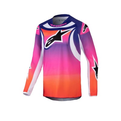 Maillot Enfant Alpinestars Racer Wurx Multicolor Blanc 