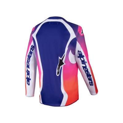 Maillot Enfant Alpinestars Racer Wurx Multicolor Blanc 