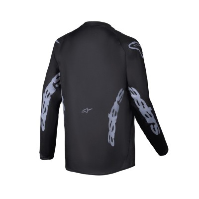 Maillot Enfant Alpinestars Racer Graphite Noir Gris 