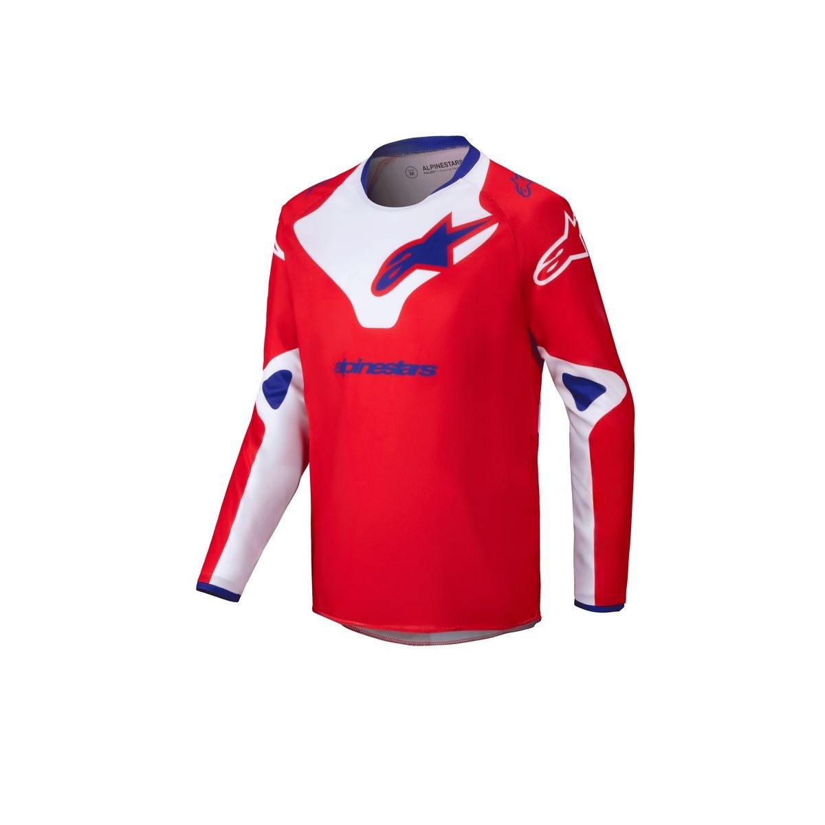 Maillot Enfant Alpinestars Racer Veil Rouge Blanc 