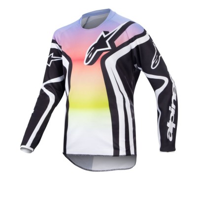 Maillot Enfant Alpinestars Racer Semi Noir Multicolore 
