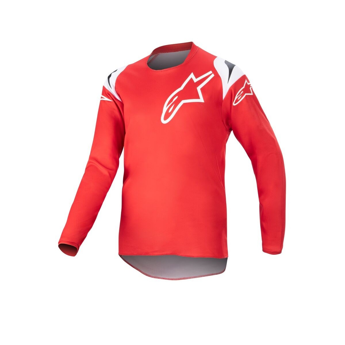 Maillot Enfant Alpinestars Racer Narin Rouge Mars Blanc 