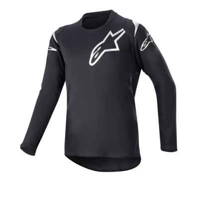 Maillot Enfant Alpinestars Racer Graphite Noir Reflective Noir 