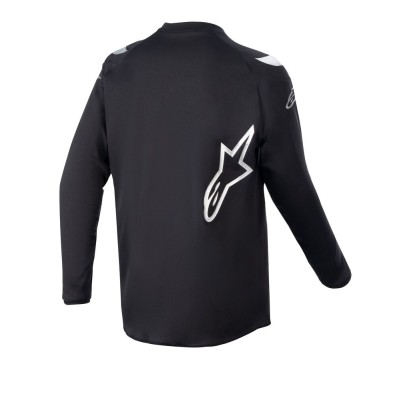 Maillot Enfant Alpinestars Racer Graphite Noir Reflective Noir 