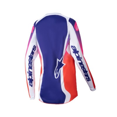 Maillot Alpinestars Stella Fluid Wurx Multicolor Blanc 