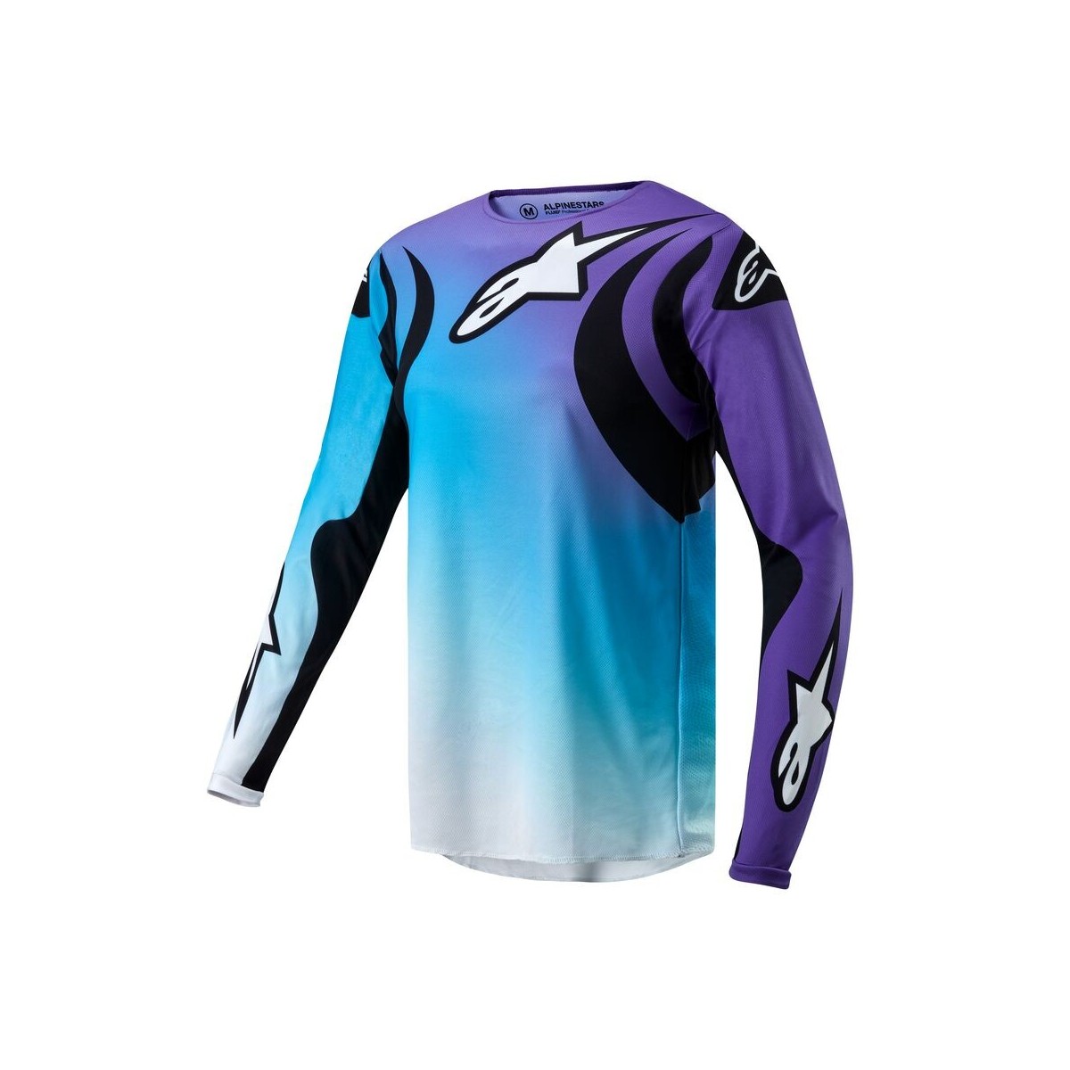Maillot Alpinestars Stella Fluid Blanc Turquoise 