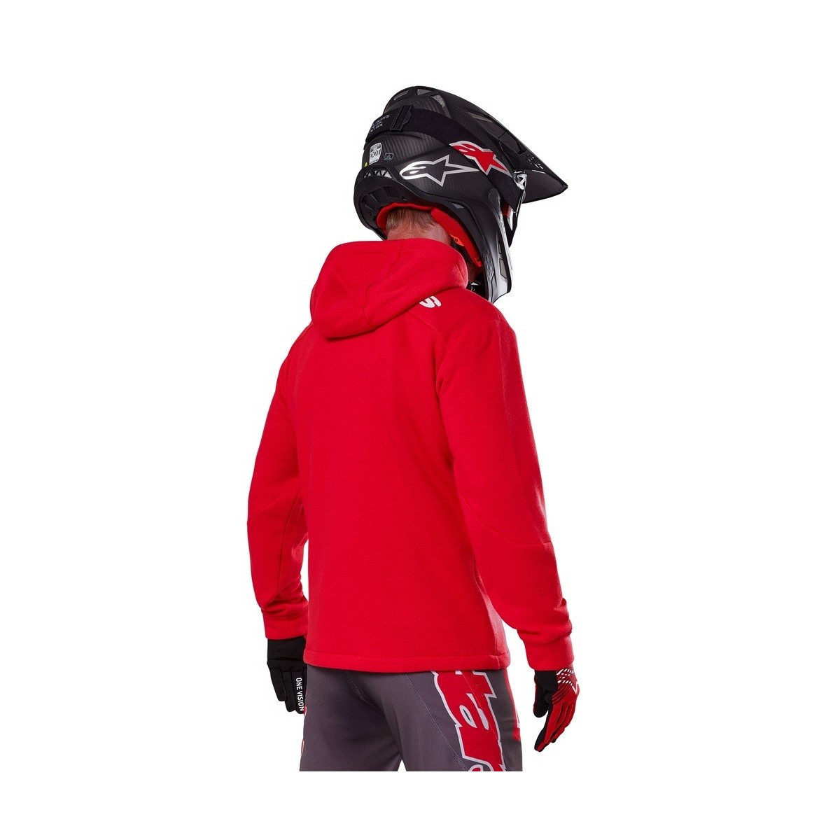 Veste polaire Alpinestars Racer MX Fleece Rouge 