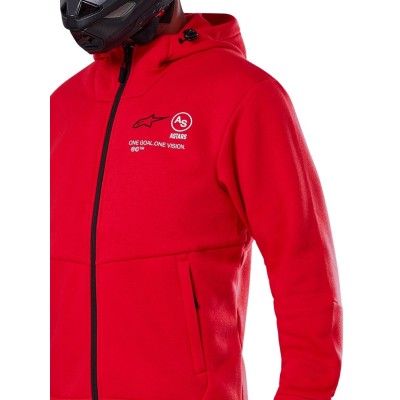 Veste polaire Alpinestars Racer MX Fleece Rouge 