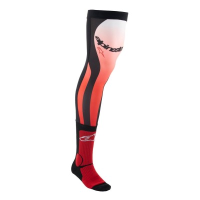 Chaussettes Alpinestars Knee Rouge Blanc 
