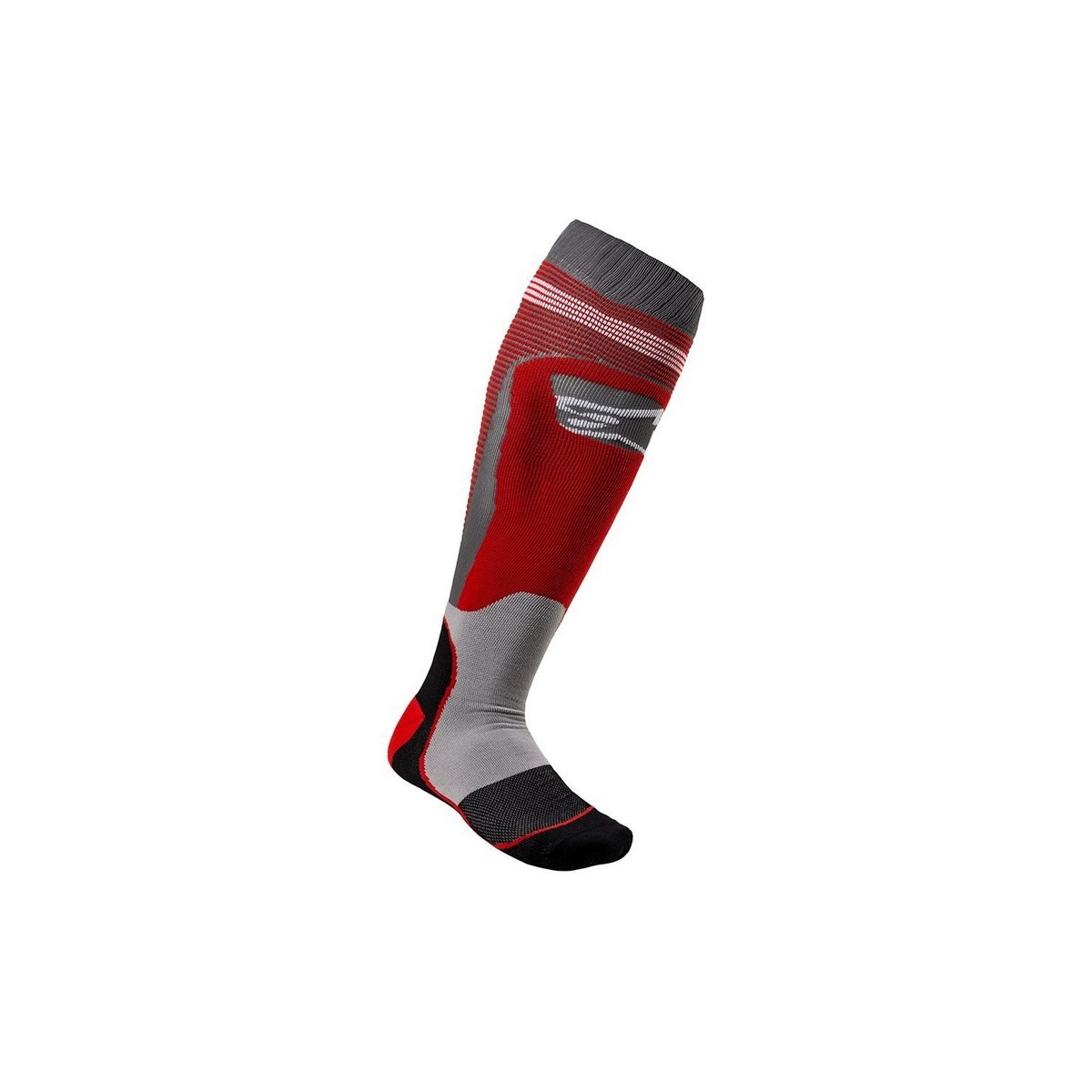 Chaussettes Alpinestars MX Plus-1 Rouge Gris 