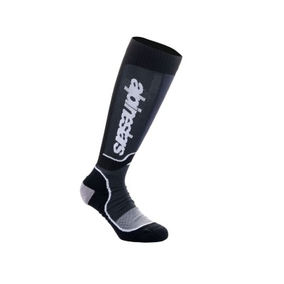 Chaussettes Enfants Alpinestars MX Plus Noir Blanc 
