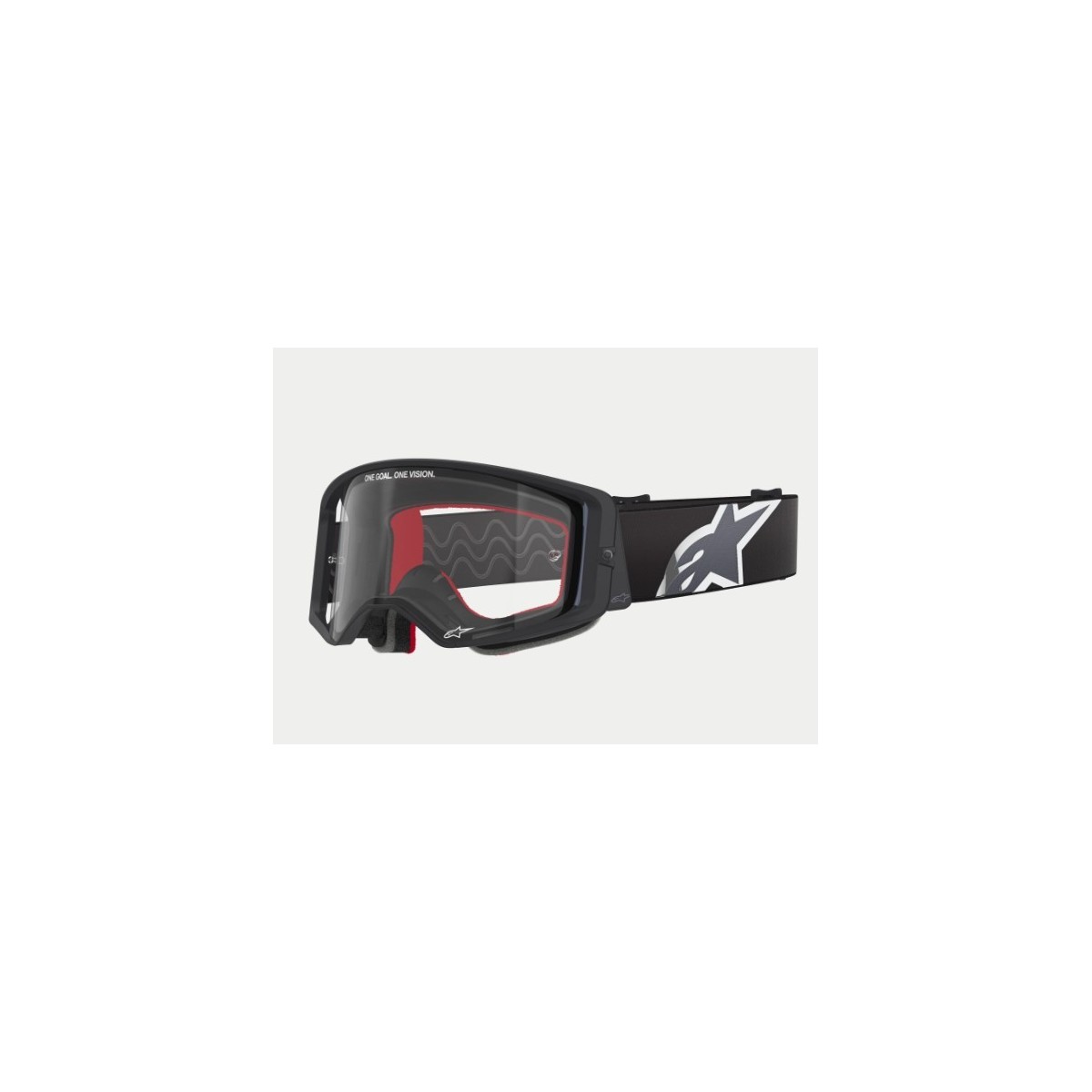 Masque Alpinestars Supertech Corp Noir Gris ecran Clair 