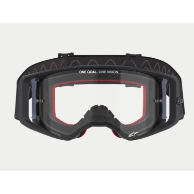Masque Alpinestars Supertech Corp Noir Gris ecran Clair 