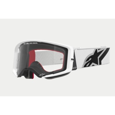 Masque Alpinestars Supertech Corp Blanc ecran Clair 